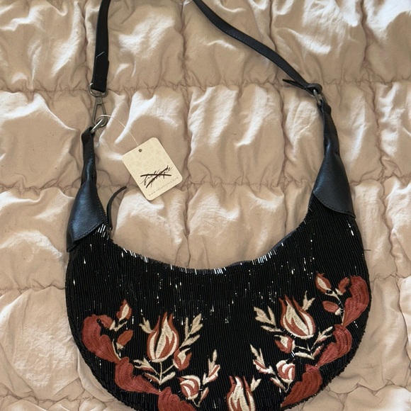 NWT Free people Bugle bead bag - Picture 2 of 5